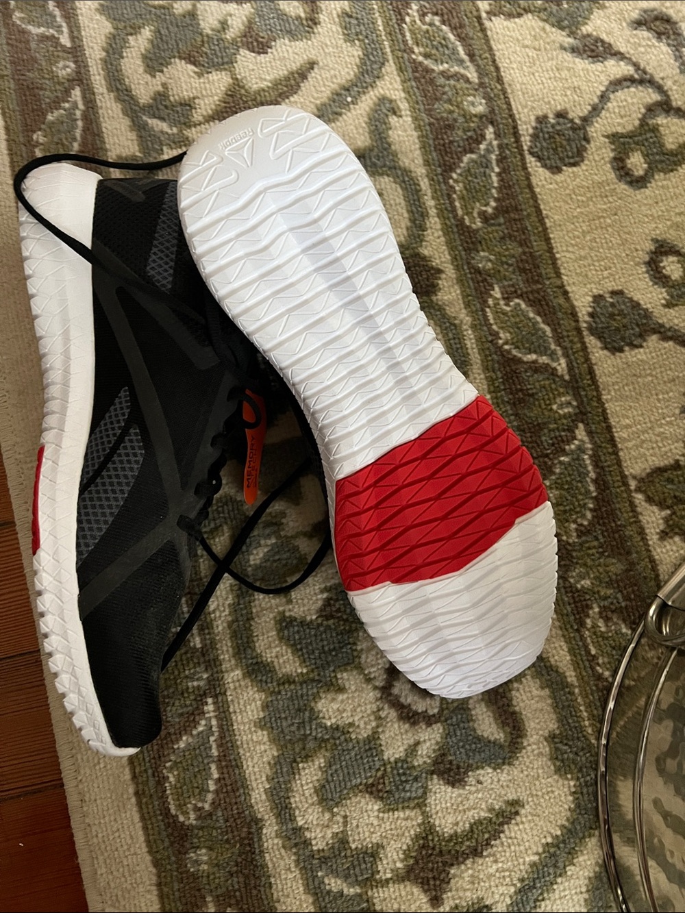 Reebok Flexagon Force 2.0 Black Trainers with orange Insoles sz 13 - Picture 4 of 6